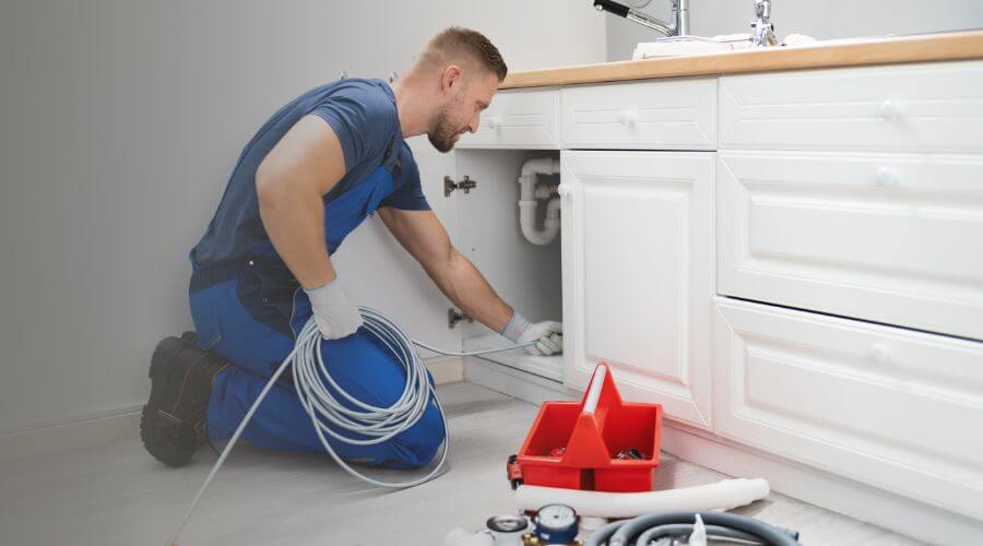 Local water heater installation in Russia, OH